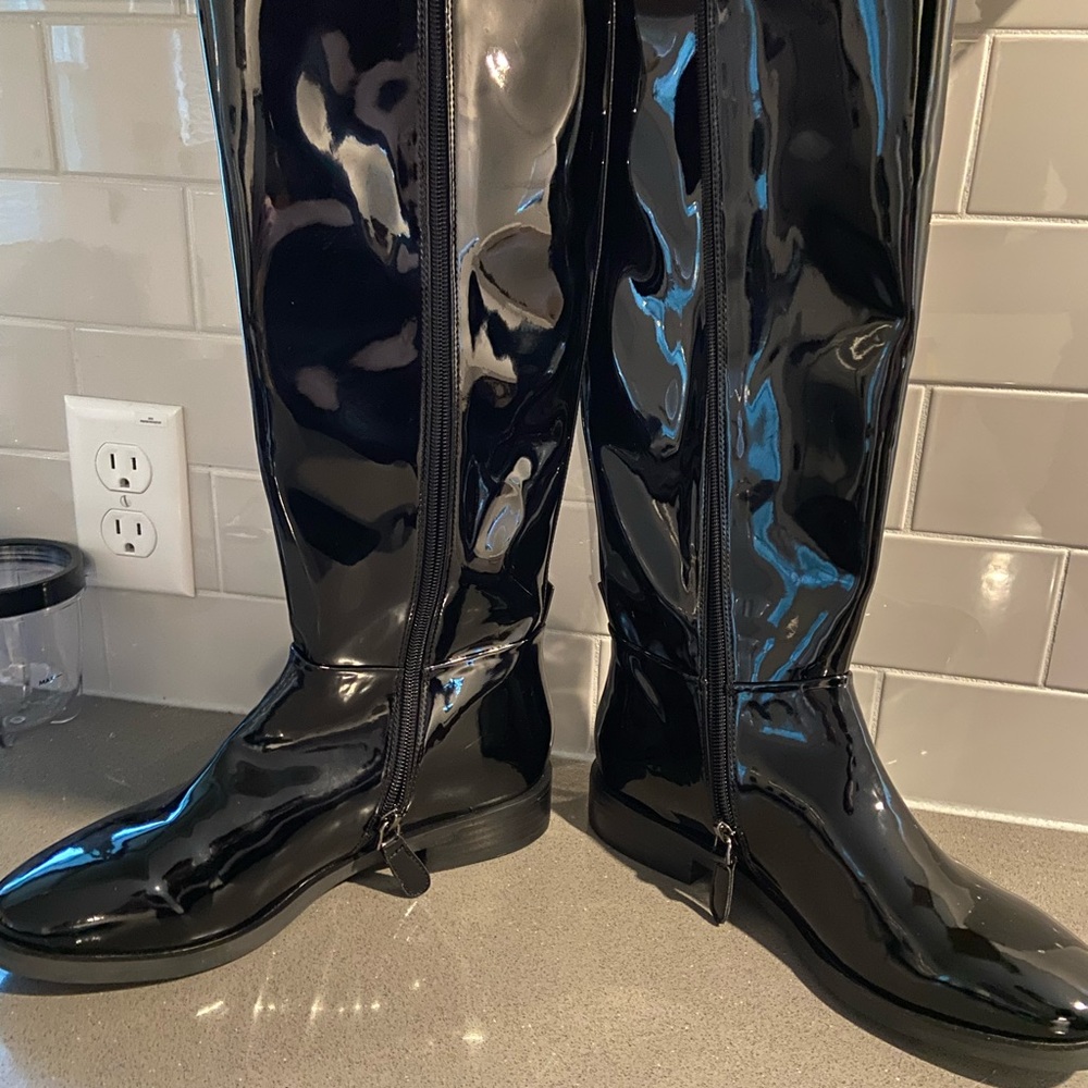 Womens Aerosoles Berri Tall Black Riding Boots Size 7.5  (Great Condition)